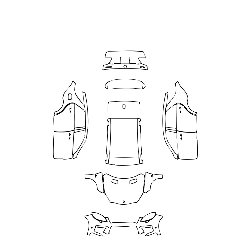 Pre-Cut PPF Mercedes-Benz ML 63 AMG 2014 - PPF-Kits