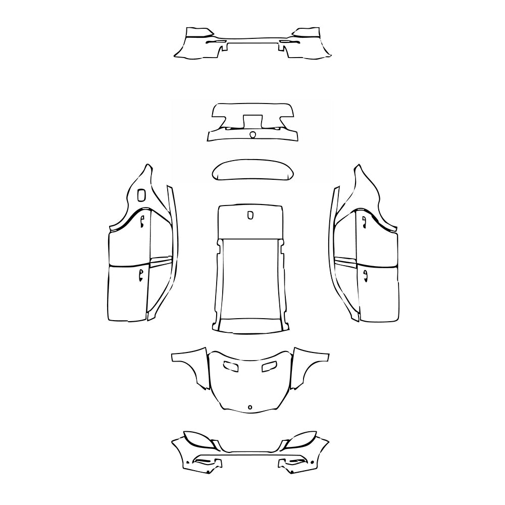 Pre-Cut PPF Mercedes-Benz ML Base 2013 - PPF-Kits