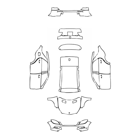 Pre-Cut PPF Mercedes-Benz ML Base 2015 - PPF-Kits