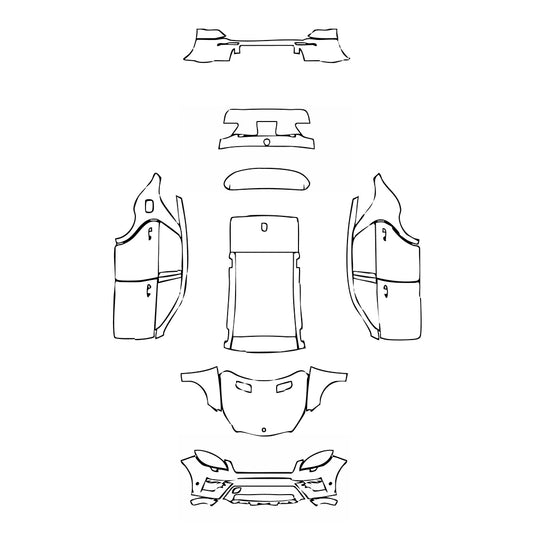 Pre-Cut PPF Mercedes-Benz ML Sport 2012 - PPF-Kits