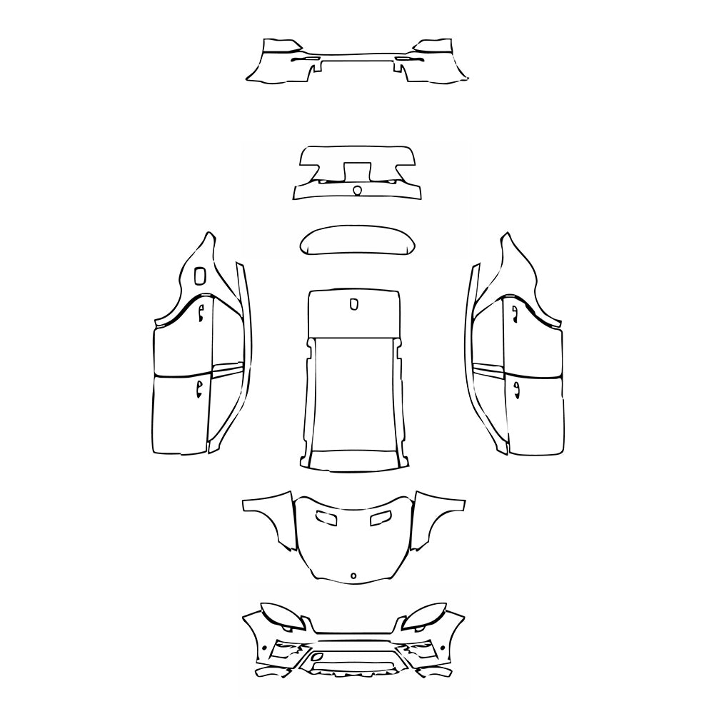 Pre-Cut PPF Mercedes-Benz ML Sport 2014 - PPF-Kits