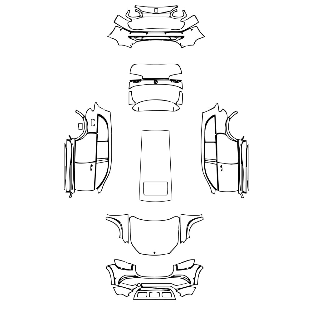 Pre-Cut PPF Mercedes-Benz Maybach GLS 2023 - PPF-Kits