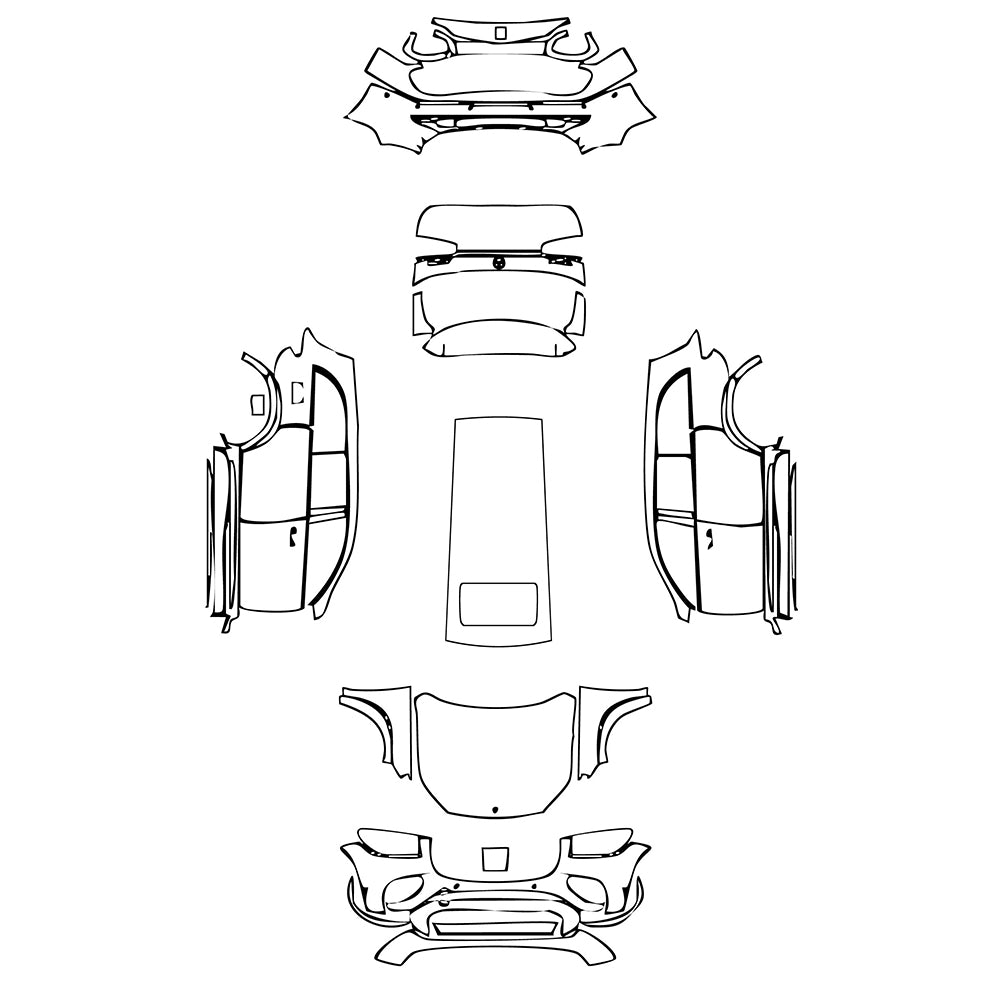Pre-Cut PPF Mercedes-Benz Maybach GLS 2024 - PPF-Kits