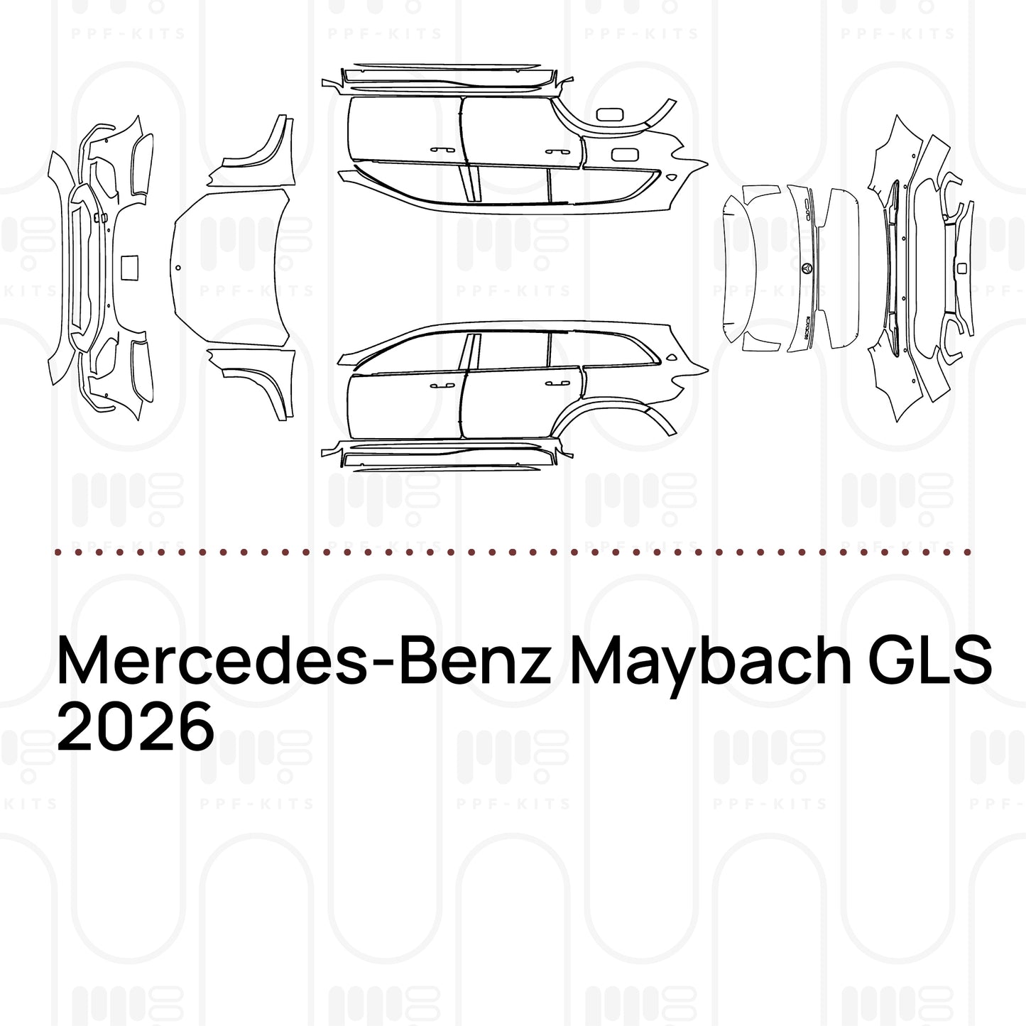 PPF prédécoupé Mercedes-Benz Maybach GLS 2026