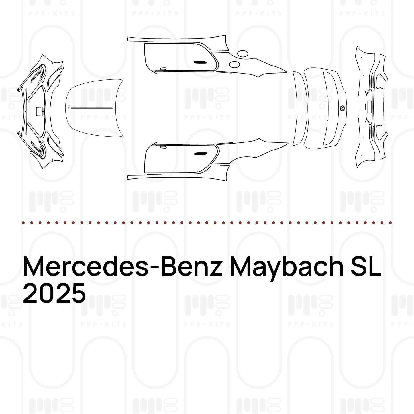 PPF prédécoupé Mercedes-Benz Maybach SL 2025
