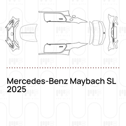 PPF prédécoupé Mercedes-Benz Maybach SL 2025
