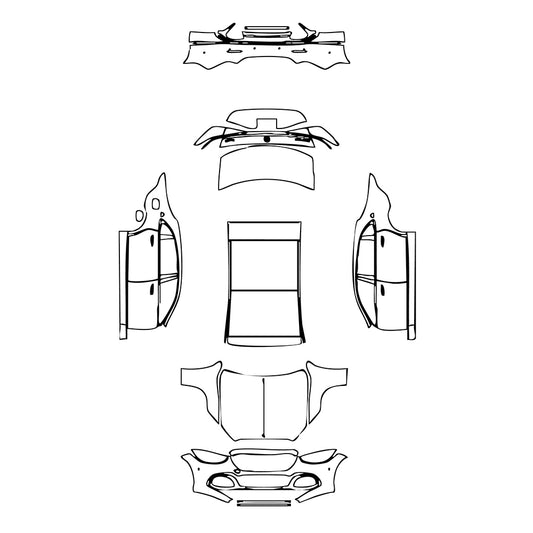 Pre-Cut PPF Mercedes-Benz Maybach S Class S480 2022 - PPF-Kits