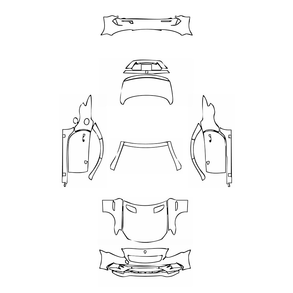 Pre-Cut PPF Mercedes-Benz SLC AMG Line 2016 - PPF-Kits