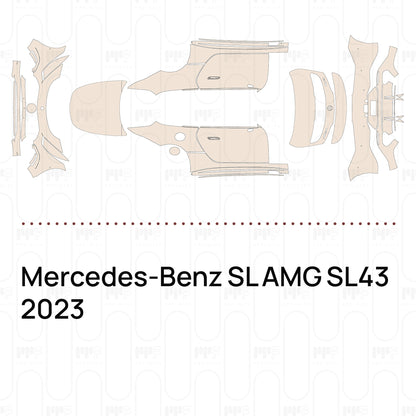 PPF prédécoupé Mercedes-Benz SL AMG SL43 2023