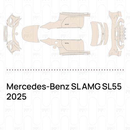 PPF prédécoupé Mercedes-Benz SL AMG SL55 2025