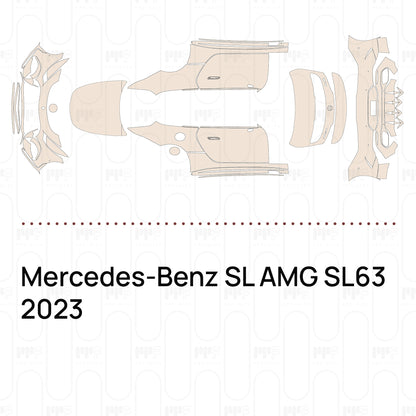 PPF prédécoupé Mercedes-Benz SL AMG SL63 2023