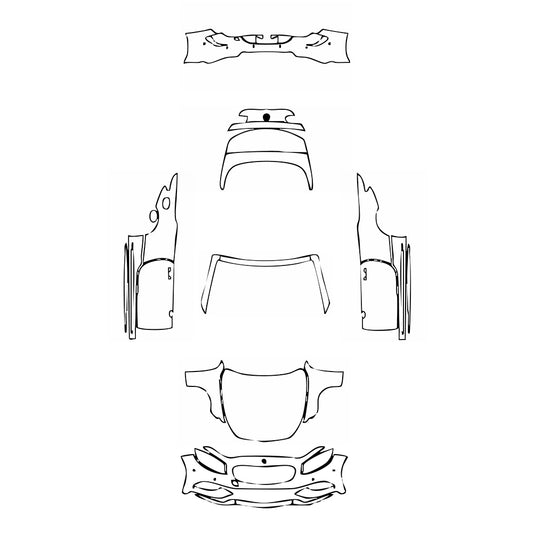 Pre-Cut PPF Mercedes-Benz S Class Cabriolet Base 2019 - PPF-Kits