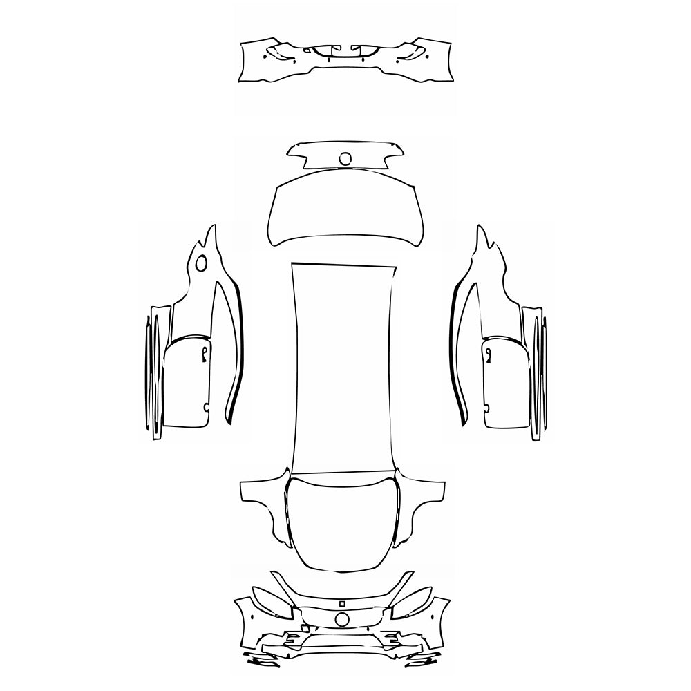Pre-Cut PPF Mercedes-Benz S Class Coupe AMG Line 2018 - PPF-Kits