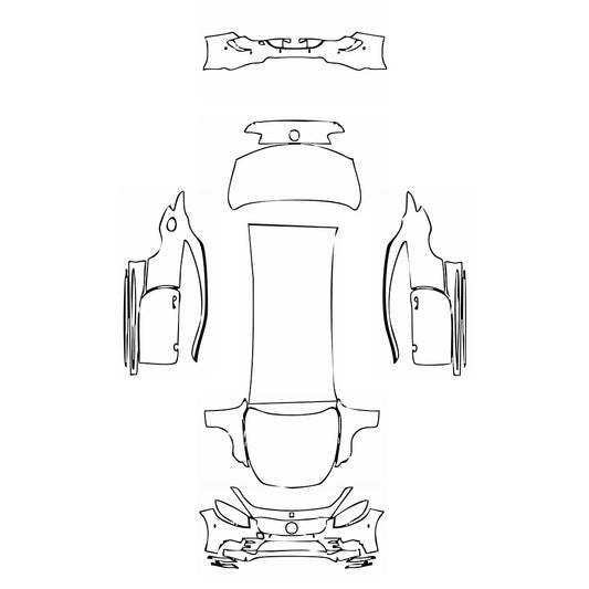 Pre-Cut PPF Mercedes-Benz S Class Coupe AMG Line 2018 - PPF-Kits