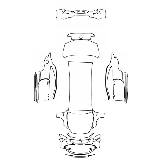 Pre-Cut PPF Mercedes-Benz S Class Coupe AMG S63 2016 - PPF-Kits