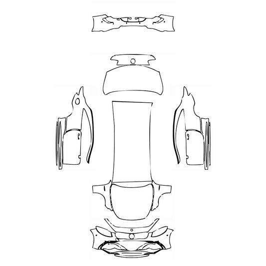 Pre-Cut PPF Mercedes-Benz S Class Coupe AMG S63 2018 - PPF-Kits