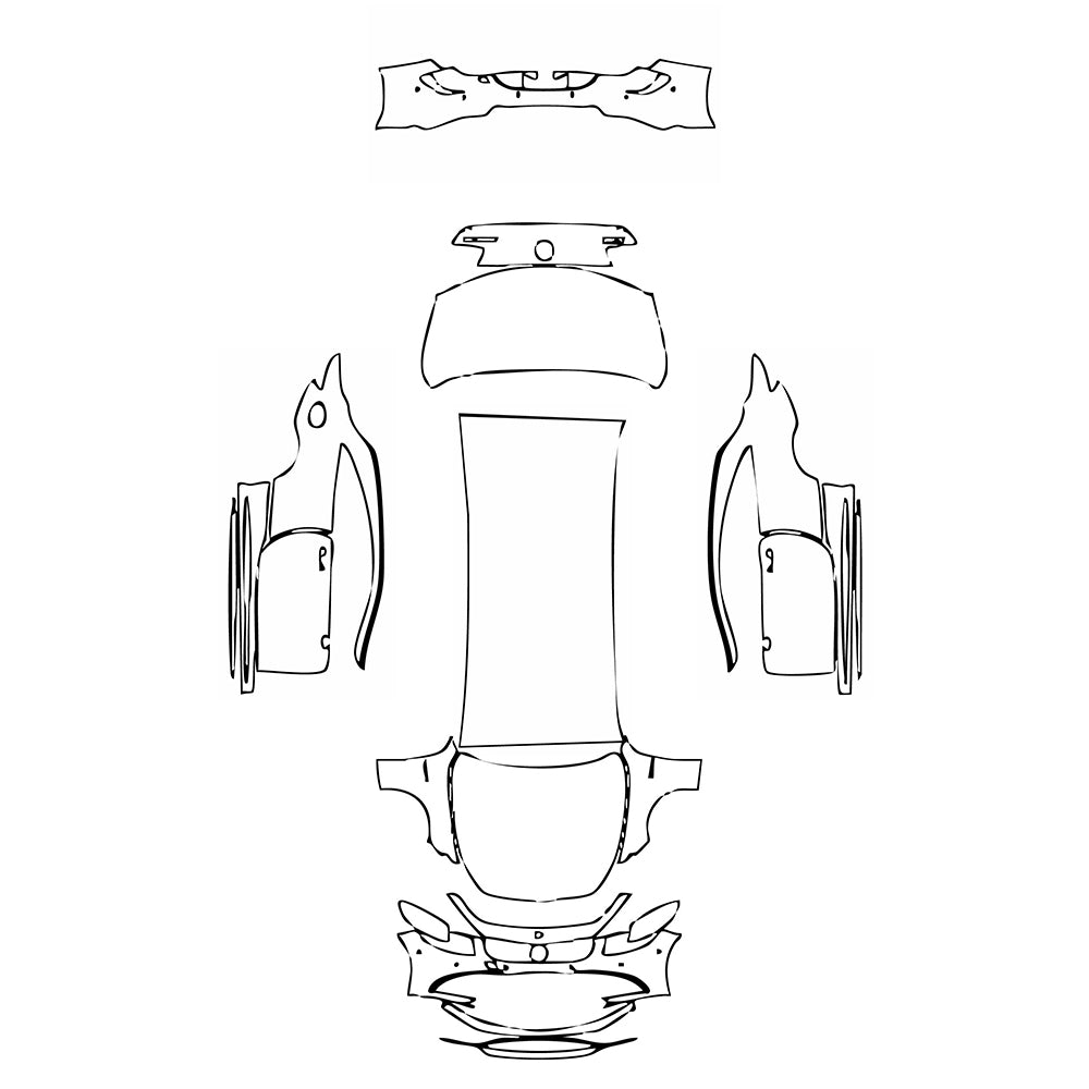 Pre-Cut PPF Mercedes-Benz S Class Coupe AMG S65 2015 - PPF-Kits