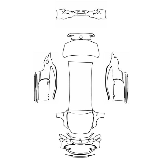 Pre-Cut PPF Mercedes-Benz S Class Coupe AMG S65 2015 - PPF-Kits