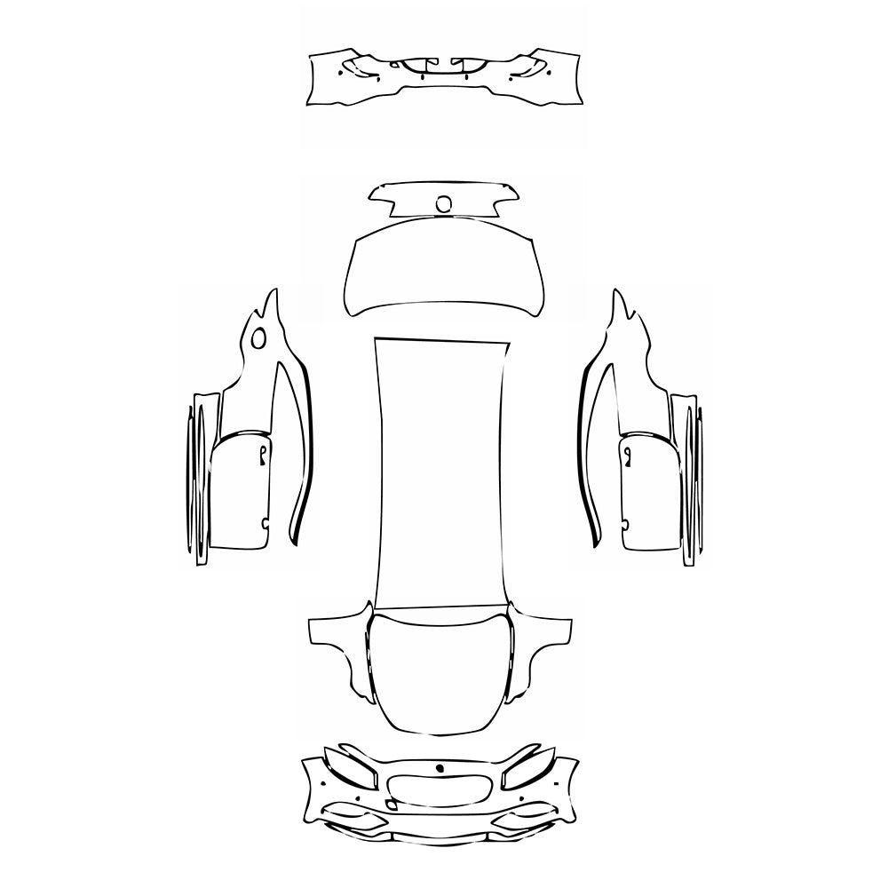 Pre-Cut PPF Mercedes-Benz S Class Coupe Base 2018 - PPF-Kits