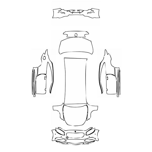 Pre-Cut PPF Mercedes-Benz S Class Coupe Base 2019 - PPF-Kits