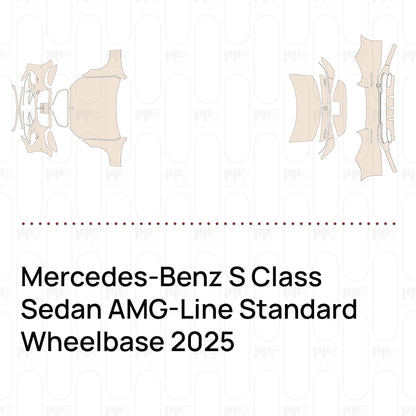 PPF prédécoupé Mercedes-Benz S Class Sedan AMG-Line Standard Wheelbase 2025