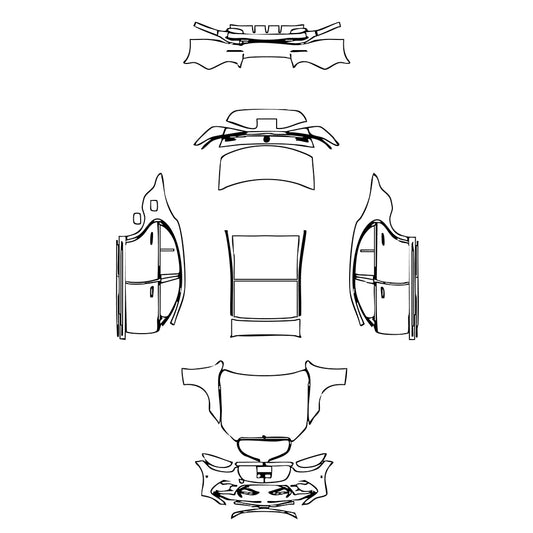 Pre-Cut PPF Mercedes-Benz S Class Sedan AMG Line Extended Wheelbase 2022 - PPF-Kits