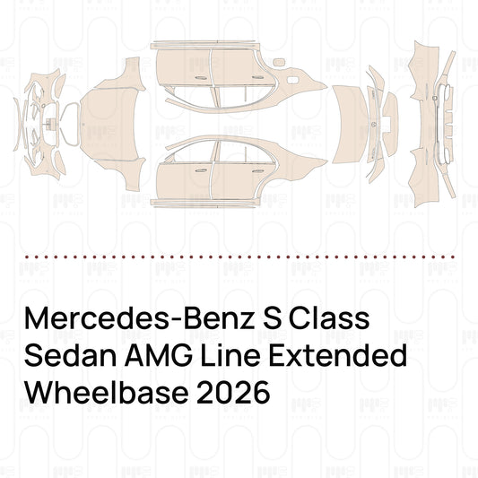 PPF prédécoupé Mercedes-Benz S Class Sedan AMG Line Extended Wheelbase 2026