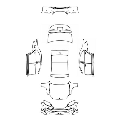 Pre-Cut PPF Mercedes-Benz S Class Sedan AMG S63 L 2017 - PPF-Kits