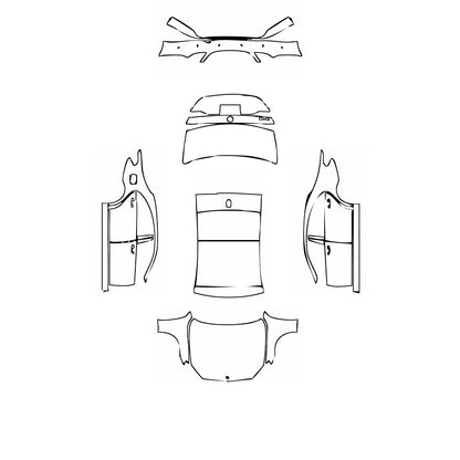 Pre-Cut PPF Mercedes-Benz S Class Sedan Base Extended Wheelbase 2019 - PPF-Kits
