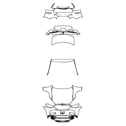 Pre-Cut PPF Mercedes-Benz S Class Sedan Base Standard Wheelbase 2021 - PPF-Kits