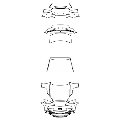 Pre-Cut PPF Mercedes-Benz S Class Sedan Base Standard Wheelbase 2025 - PPF-Kits