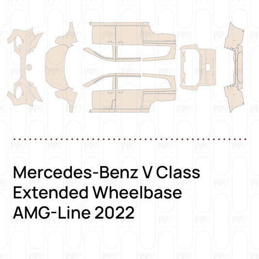 PPF prédécoupé Mercedes-Benz V Class Extended Wheelbase AMG-Line 2022