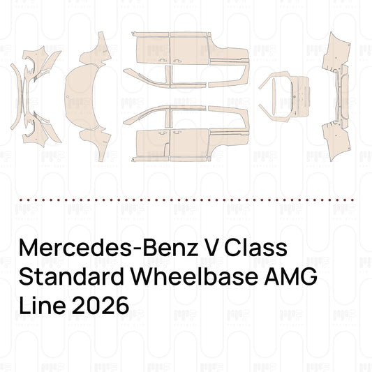 PPF prédécoupé Mercedes-Benz V Class Standard Wheelbase AMG Line 2026