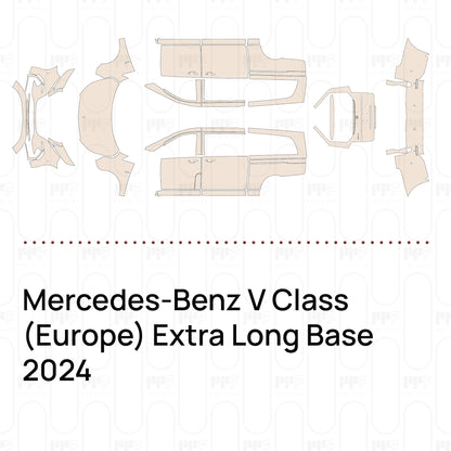 PPF prédécoupé Mercedes-Benz V Class (Europe) Extra Long Base 2024