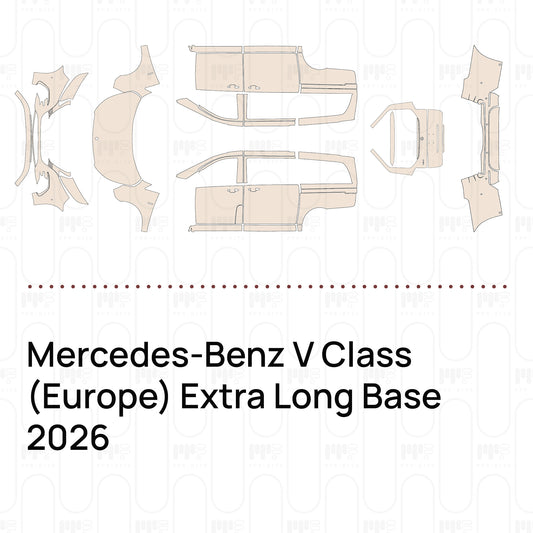PPF prédécoupé Mercedes-Benz V Class (Europe) Extra Long Base 2026