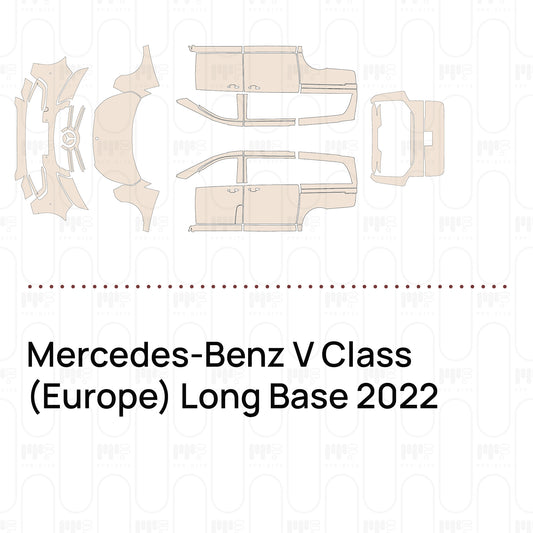 PPF prédécoupé Mercedes-Benz V Class (Europe) Long Base 2022