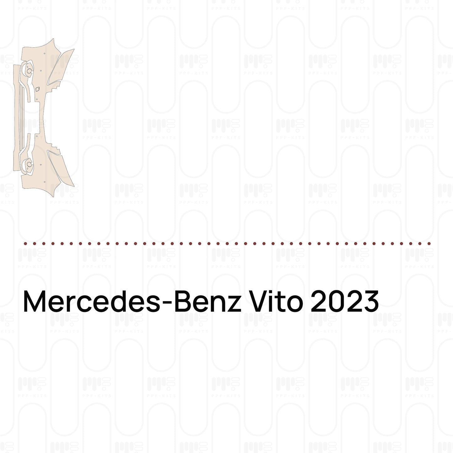 PPF prédécoupé Mercedes-Benz Vito 2023