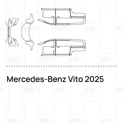 PPF prédécoupé Mercedes-Benz Vito 2025