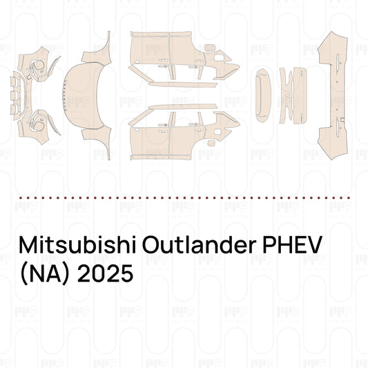 PPF prédécoupé Mitsubishi Outlander PHEV (NA) 2025