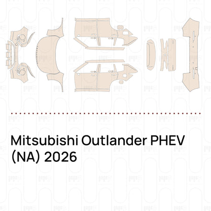 PPF prédécoupé Mitsubishi Outlander PHEV (NA) 2026