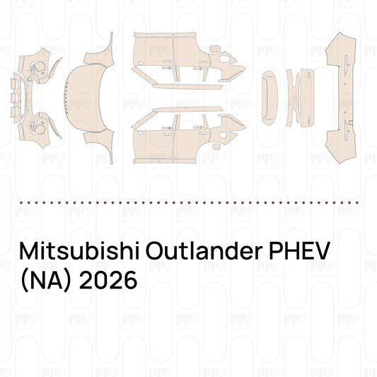 PPF prédécoupé Mitsubishi Outlander PHEV (NA) 2026