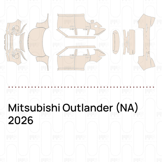 PPF prédécoupé Mitsubishi Outlander (NA) 2026