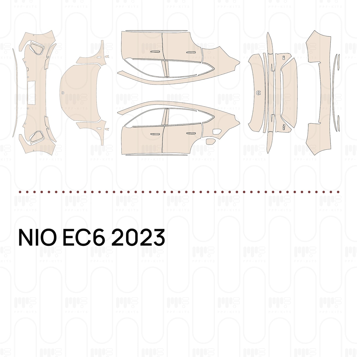 PPF prédécoupé NIO EC6 2023