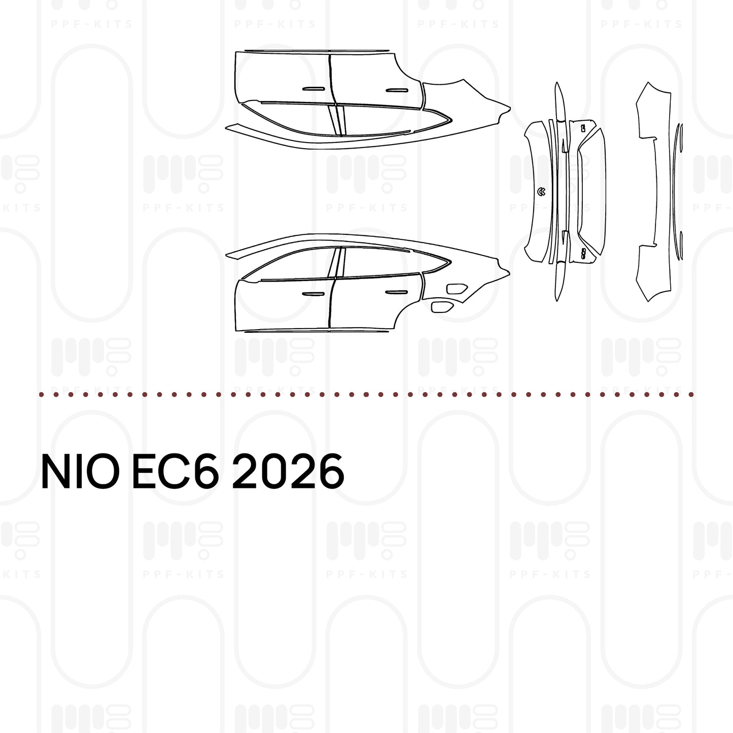 PPF prédécoupé NIO EC6 2026