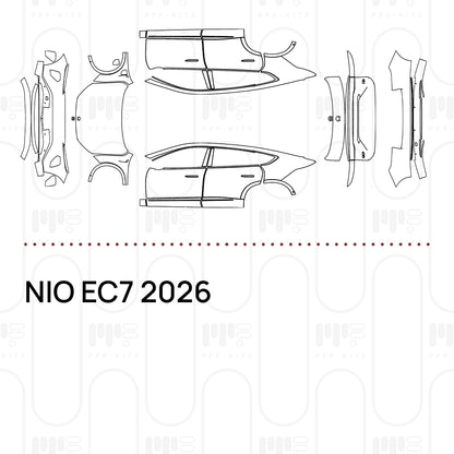 PPF prédécoupé NIO EC7 2026