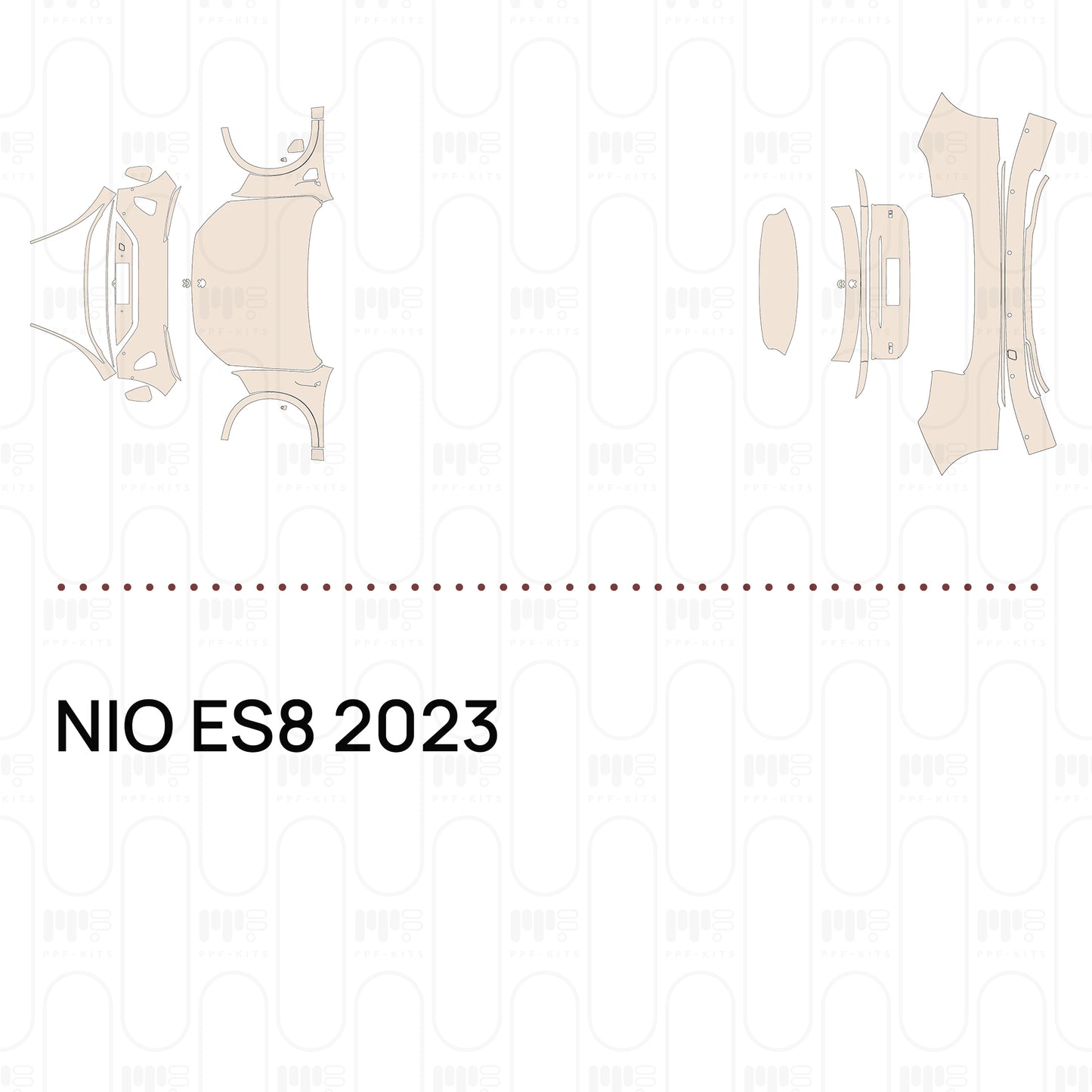 PPF prédécoupé NIO ES8 2023
