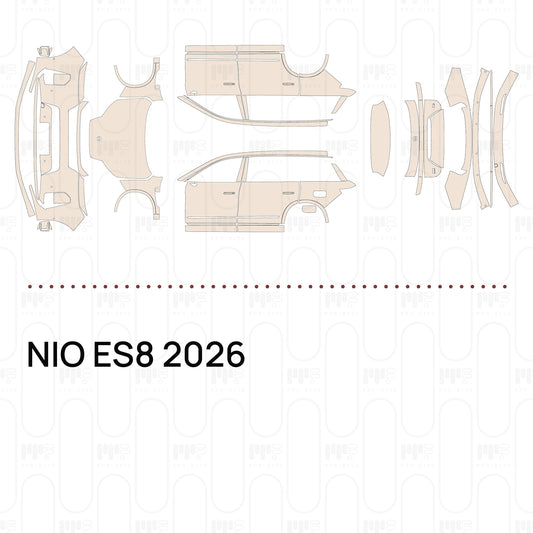 PPF prédécoupé NIO ES8 2026