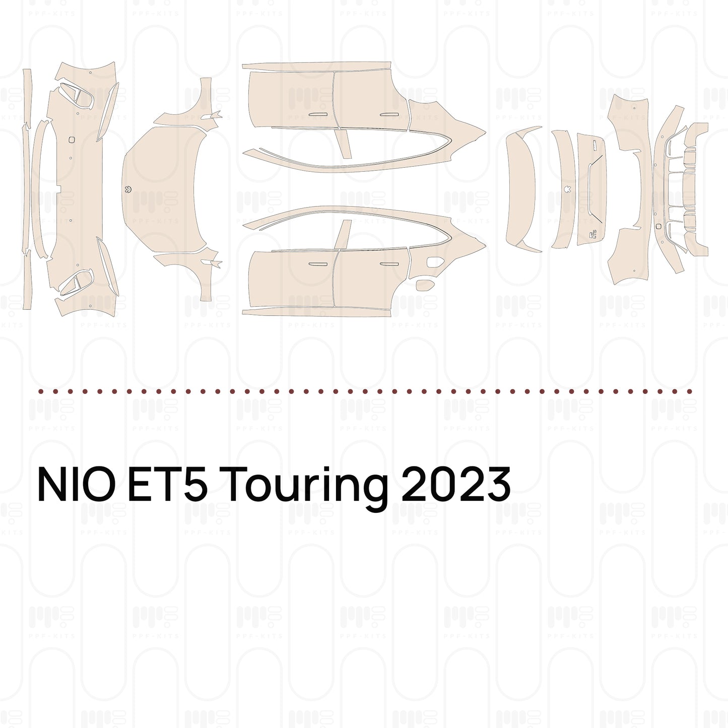PPF prédécoupé NIO ET5 Touring 2023