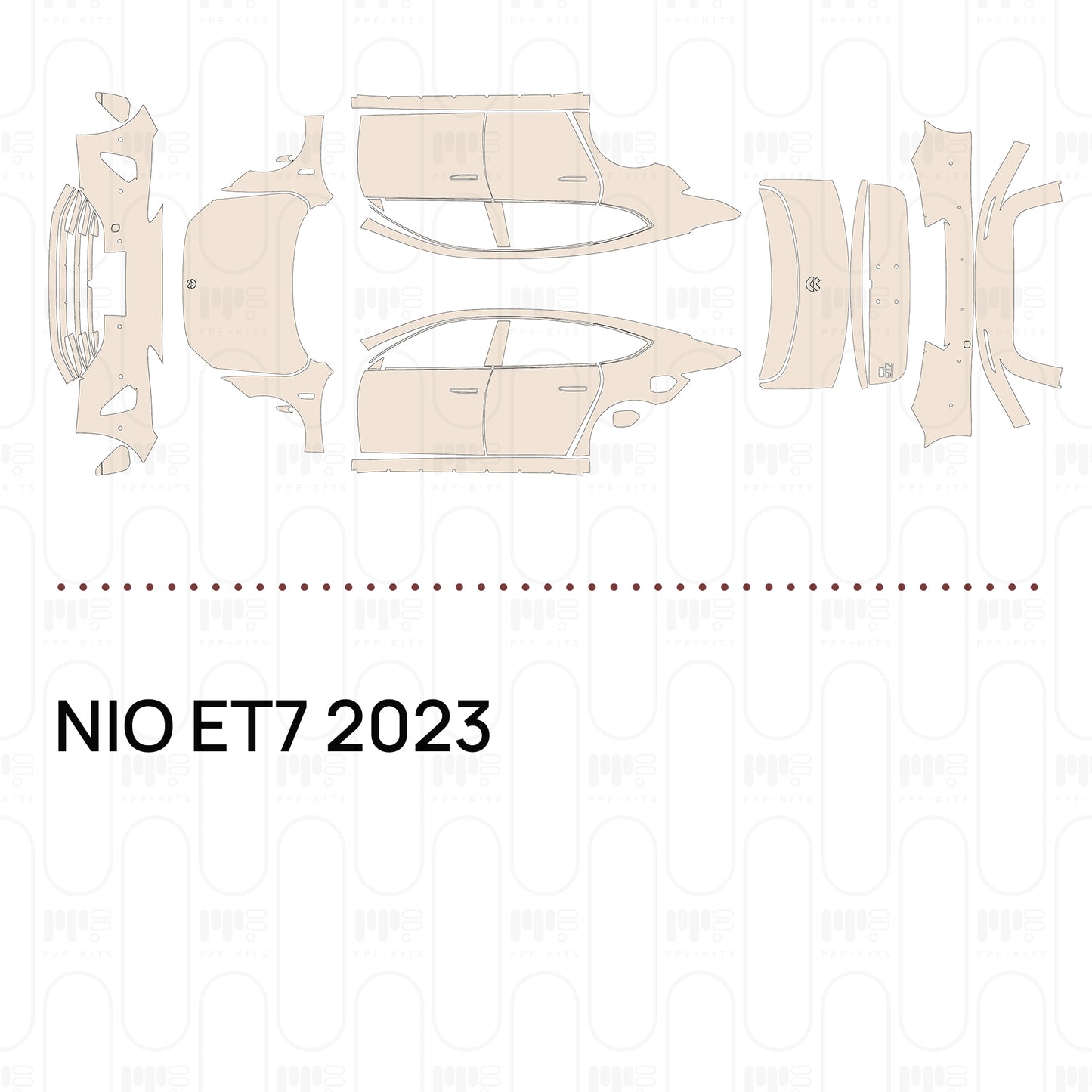 PPF prédécoupé NIO ET7 2023