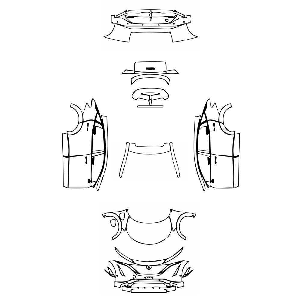 Pre-Cut PPF Nissan Ariya (US) Empower+ 2024 - PPF-Kits